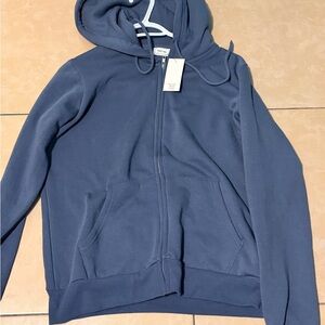 Blue jacket woman’s large